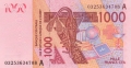 West African States 1000 Francs, 2013